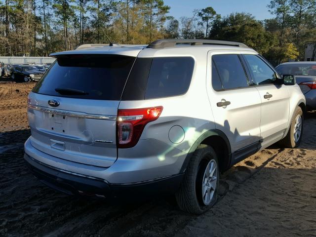 1FM5K7B82DGA01039 - 2013 FORD EXPLORER SILVER photo 4