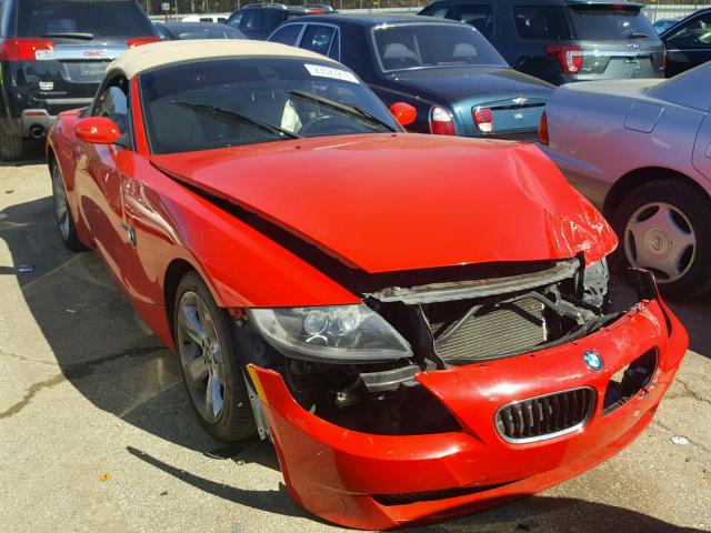 4USBU33517LW70102 - 2007 BMW Z4 3.0 RED photo 1