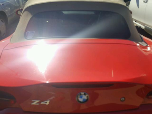 4USBU33517LW70102 - 2007 BMW Z4 3.0 RED photo 6