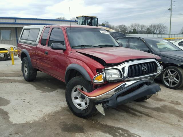 5TEWM72N93Z286970 - 2003 TOYOTA TACOMA XTR RED photo 1