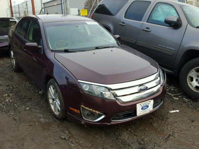 3FAHP0JA8BR236913 - 2011 FORD FUSION SEL BURGUNDY photo 1