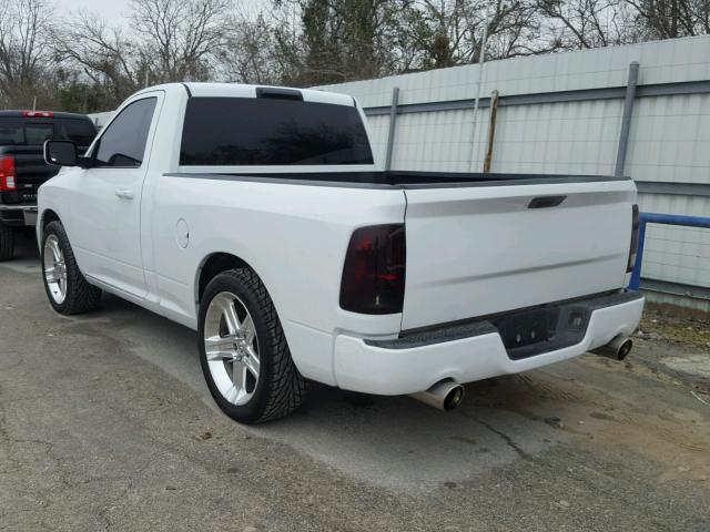 3D7JB1ET5AG171675 - 2010 DODGE RAM 1500 WHITE photo 3