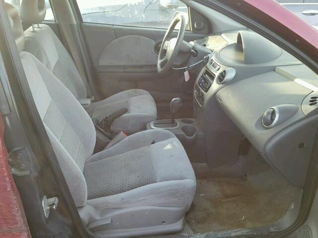 1G8AL52F25Z147265 - 2005 SATURN ION LEVEL RED photo 5