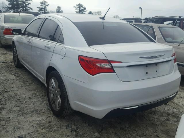 1C3CCBBB9CN267275 - 2012 CHRYSLER 200 TOURIN WHITE photo 3