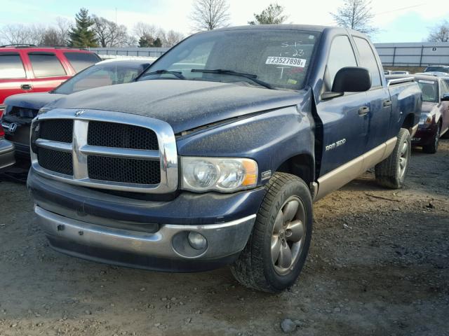 1D7HU18D14J167347 - 2004 DODGE RAM 1500 S BLUE photo 2