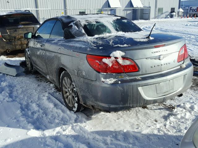 1C3BC5ED0AN166505 - 2010 CHRYSLER SEBRING TO SILVER photo 3