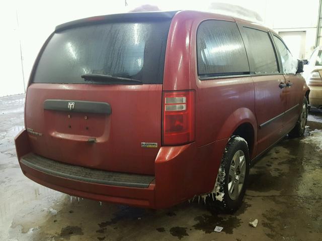 1D8HN44H38B150035 - 2008 DODGE GRAND CARA MAROON photo 5