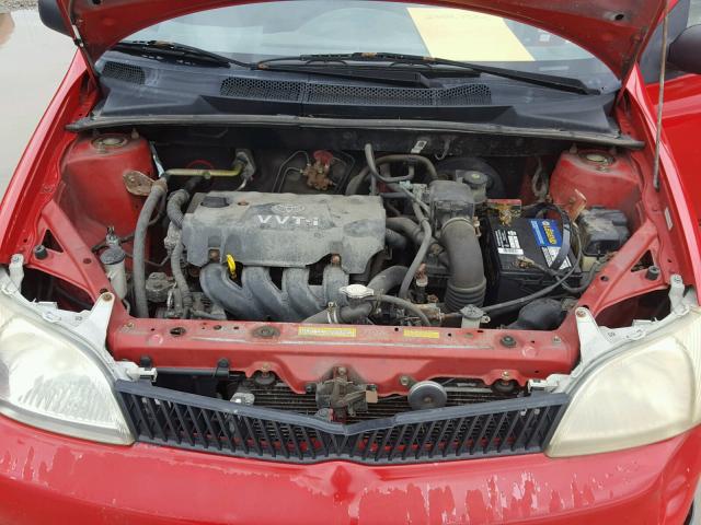 JTDBT1238Y0059824 - 2000 TOYOTA ECHO RED photo 7