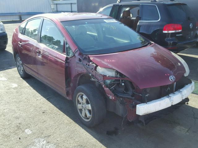 JTDKB20U457029856 - 2005 TOYOTA PRIUS RED photo 1