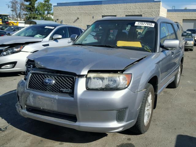 JF1SG66628G713865 - 2008 SUBARU FORESTER S GRAY photo 2