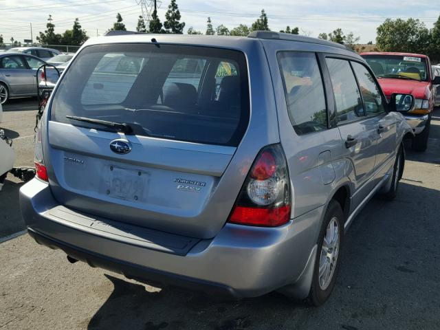JF1SG66628G713865 - 2008 SUBARU FORESTER S Մոխրագույն լուսանկար 4
