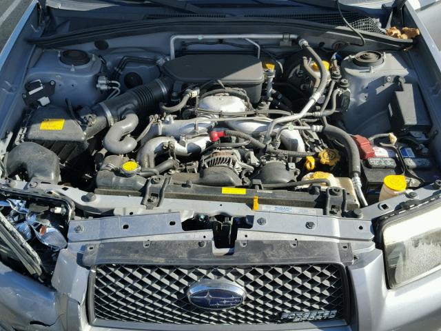 JF1SG66628G713865 - 2008 SUBARU FORESTER S Մոխրագույն լուսանկար 7