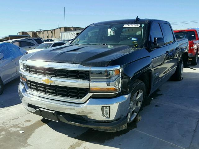 3GCPCRECXHG310354 - 2017 CHEVROLET SILVERADO BLACK photo 2