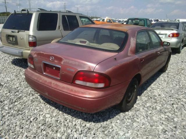 1YVGF22C7W5775028 - 1998 MAZDA 626 DX RED photo 4