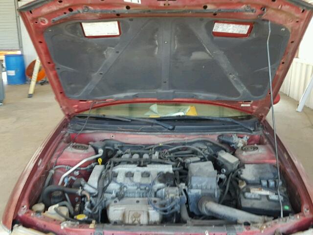 1YVGF22C7W5775028 - 1998 MAZDA 626 DX RED photo 7