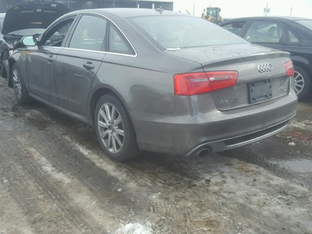 WAUHGAFC2CN096966 - 2012 AUDI A6 PRESTIG GRAY photo 3