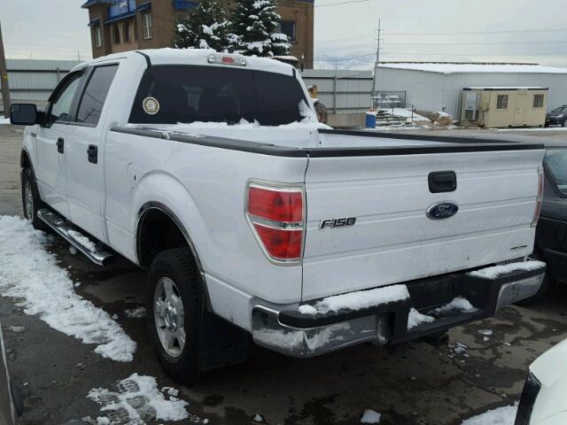 1FTFW1EF5EKF96150 - 2014 FORD F150 SUPER WHITE photo 3