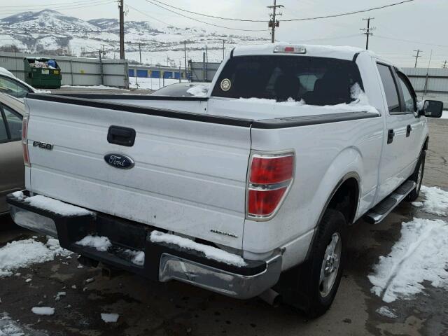 1FTFW1EF5EKF96150 - 2014 FORD F150 SUPER WHITE photo 4