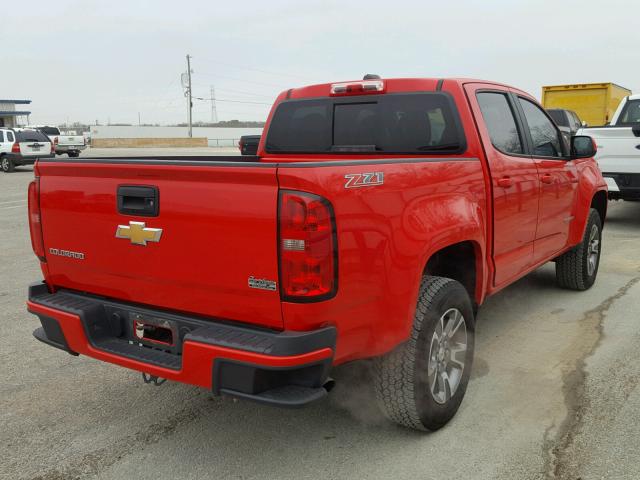 1GCGSDE39G1342134 - 2016 CHEVROLET COLORADO Z RED photo 4