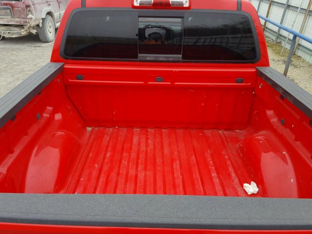 1GCGSDE39G1342134 - 2016 CHEVROLET COLORADO Z RED photo 6