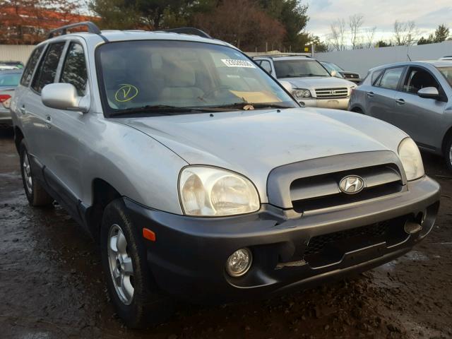 KM8SC73D15U866695 - 2005 HYUNDAI SANTA FE G SILVER photo 1