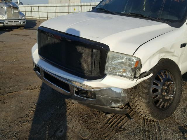 1FTWW32P65EC92767 - 2005 FORD F350 SUPER WHITE photo 9