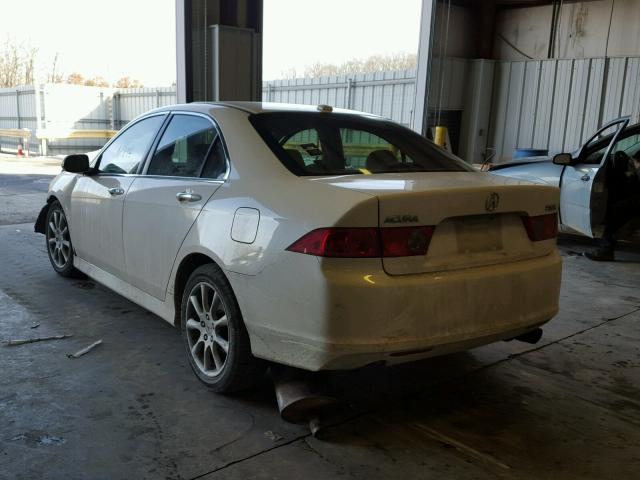 JH4CL96986C008903 - 2006 ACURA TSX WHITE photo 3