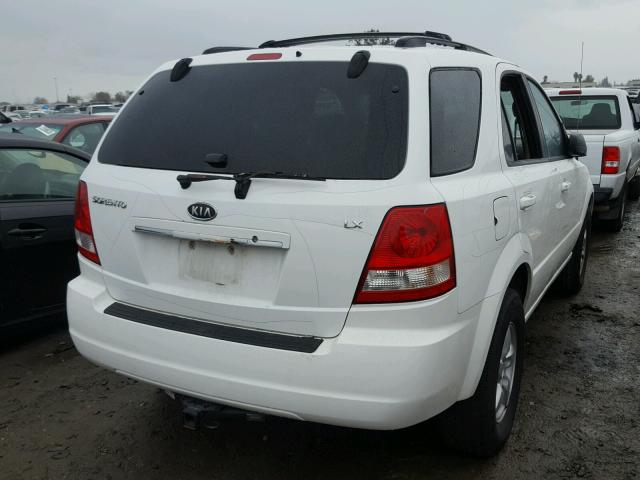 KNDJC733965586199 - 2006 KIA SORENTO EX WHITE photo 4