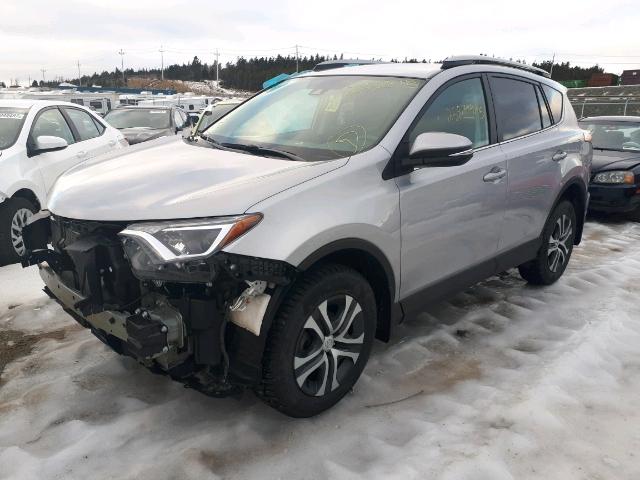 2T3BFREV6HW634131 - 2017 TOYOTA RAV4 LE SILVER photo 2