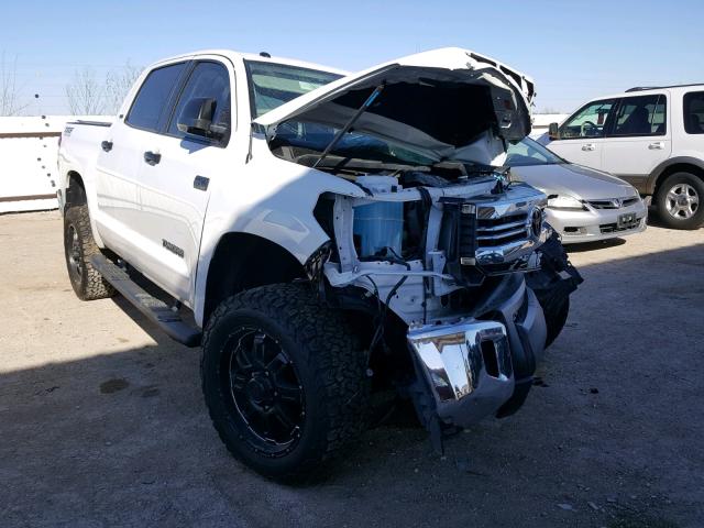 5TFDW5F18HX610924 - 2017 TOYOTA TUNDRA CRE WHITE photo 1