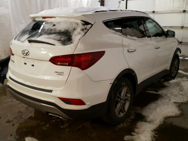 5NMZUDLB2HH043086 - 2017 HYUNDAI SANTA FE S 白色 照片 4