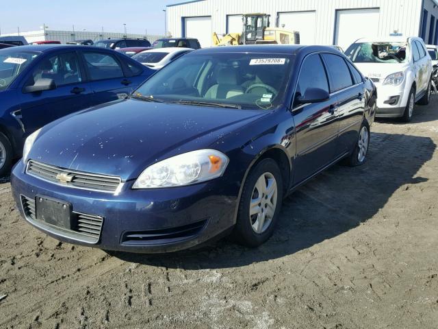 2G1WB58K679189978 - 2007 CHEVROLET IMPALA LS BLUE photo 2