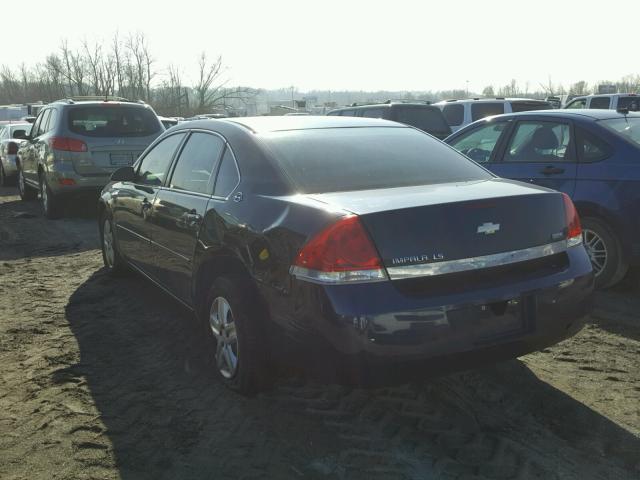 2G1WB58K679189978 - 2007 CHEVROLET IMPALA LS BLUE photo 3