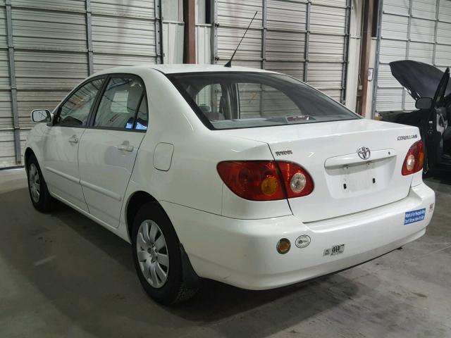 JTDBR32E130028824 - 2003 TOYOTA COROLLA CE WHITE photo 3