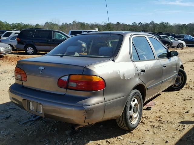 1Y1SK5284XZ409350 - 1999 CHEVROLET GEO PRIZM TAN photo 4