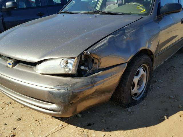 1Y1SK5284XZ409350 - 1999 CHEVROLET GEO PRIZM 棕色 照片 9