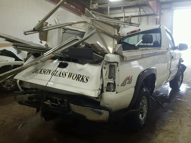 1GCHK24U14E131369 - 2004 CHEVROLET SILVERADO WHITE photo 4