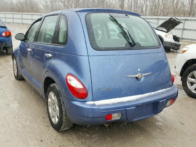 3A4FY48BX7T529950 - 2007 CHRYSLER PT CRUISER BLUE photo 3