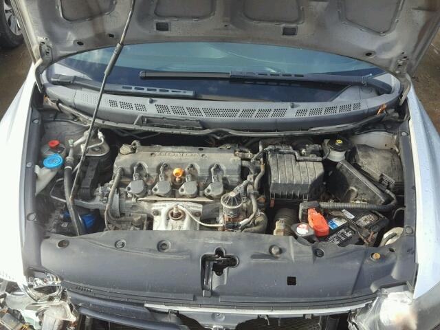 2HGFG126X7H507489 - 2007 HONDA CIVIC LX SILVER photo 7