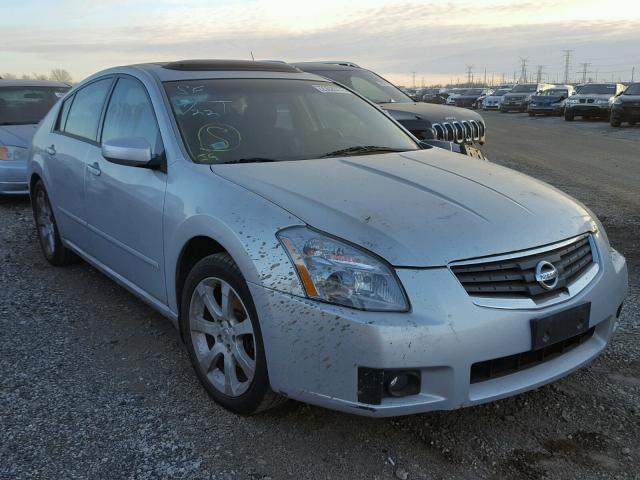 1N4BA41E07C852662 - 2007 NISSAN MAXIMA SE SILVER photo 1