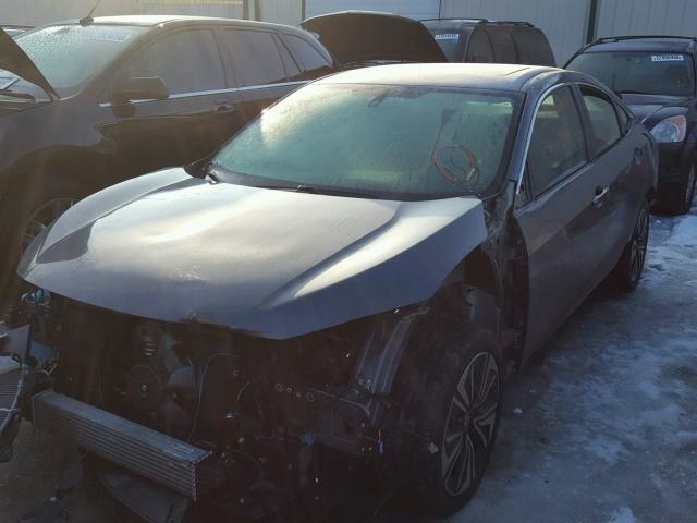 2HGFC1F70GH649364 - 2016 HONDA CIVIC EXL GRAY photo 2