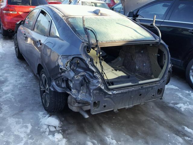 2HGFC1F70GH649364 - 2016 HONDA CIVIC EXL GRAY photo 3