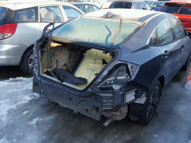 2HGFC1F70GH649364 - 2016 HONDA CIVIC EXL GRAY photo 4