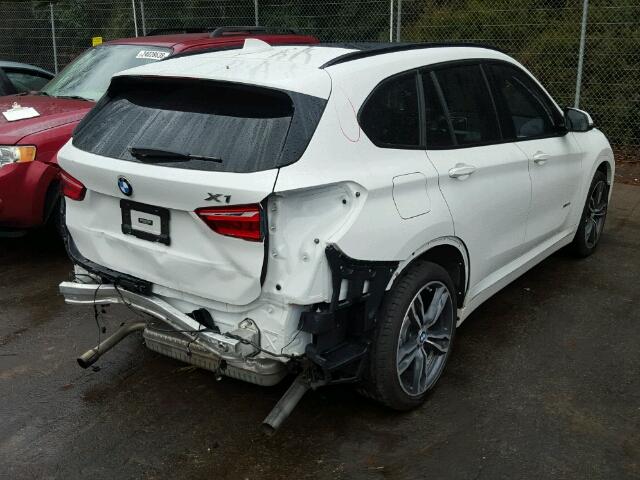 WBXHT3C38G5E52248 - 2016 BMW X1 XDRIVE2 Weiß Foto 4