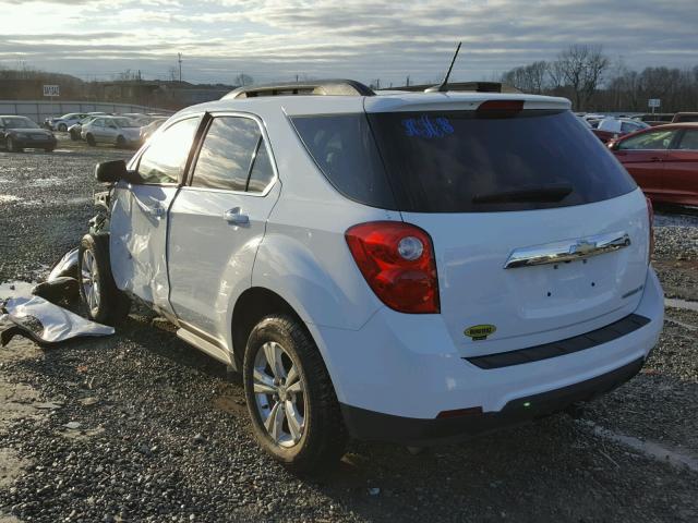 2GNALBEK4E6358872 - 2014 CHEVROLET EQUINOX LT WHITE photo 3