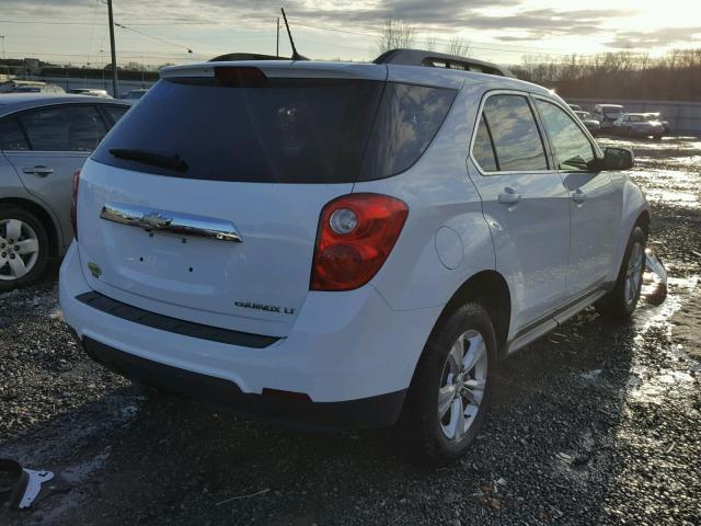 2GNALBEK4E6358872 - 2014 CHEVROLET EQUINOX LT WHITE photo 4