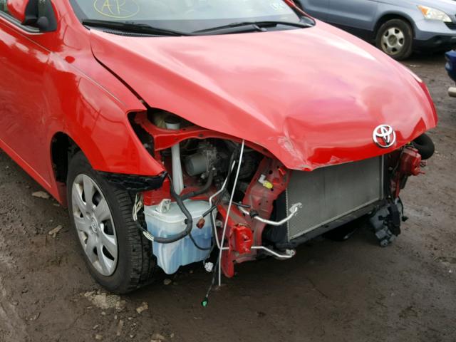 2T1LE4EE3CC022045 - 2012 TOYOTA COROLLA MA RED photo 9