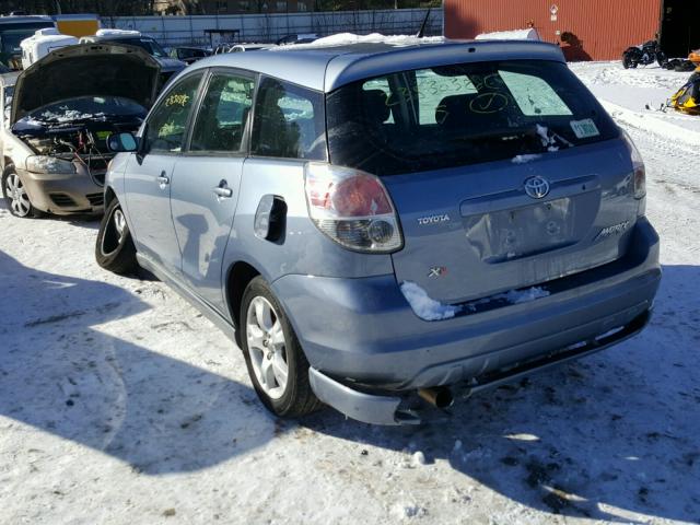 2T1KR30E27C675702 - 2007 TOYOTA COROLLA MA BLUE photo 3