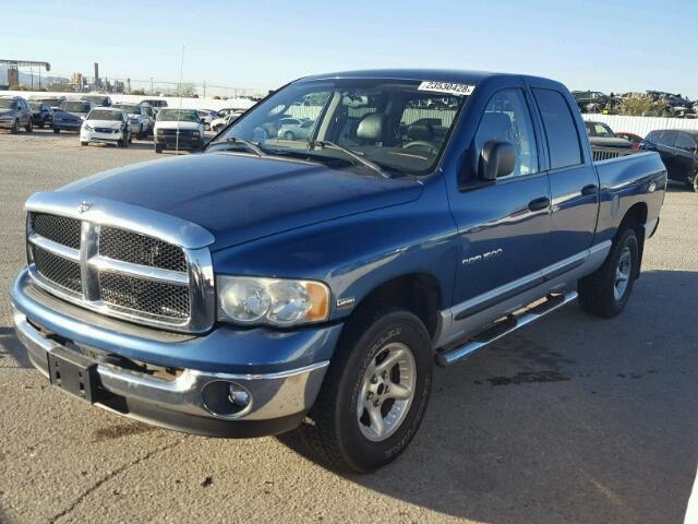 1D7HU18D24S578394 - 2004 DODGE RAM 1500 S BLUE photo 2