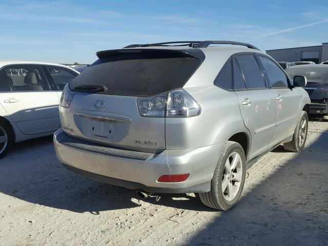 2T2GK31U37C009699 - 2007 LEXUS RX 350 SILVER photo 4